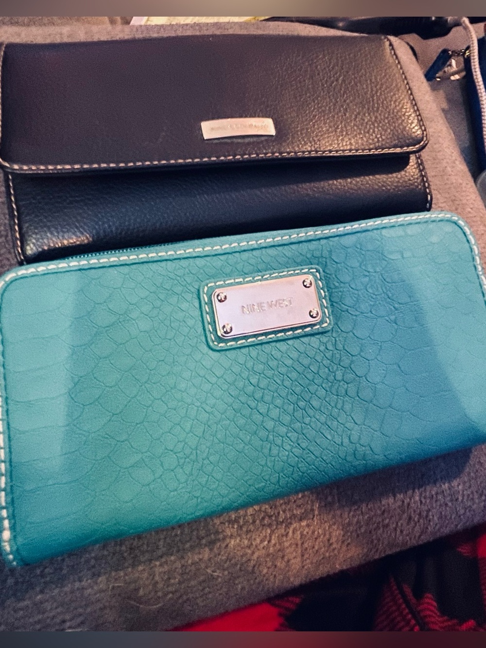 2 NINE WEST WALLETS~1 NWT~1 USED